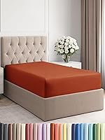 Vista 187 de King Fitted Bed Sheet - Bottom Single Fitted Sheet Only - Ultra-Soft Hotel Luxury Bedding w/ 8-16 Inch Deep Pockets - Breathable, Cooling & Wrinkle