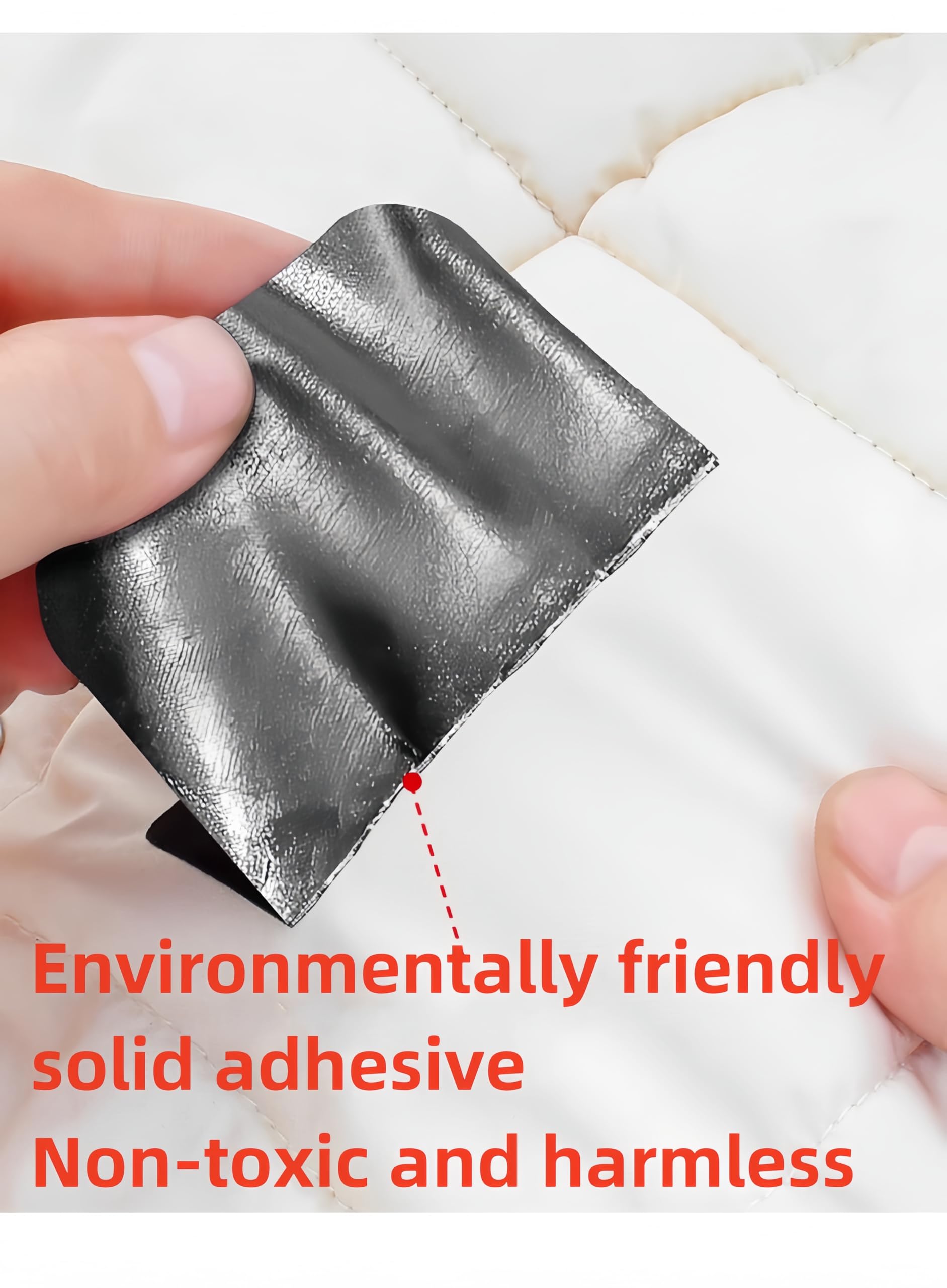 DHOZA Waterproof Nylon Repair Patches For Down Jackets - Self-Adhesive, Peel & Stick For Holes