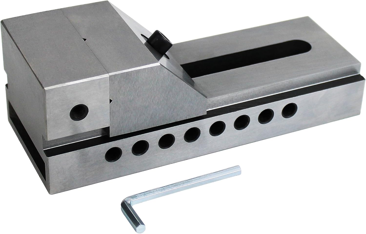 HFS 2" Precision Grinding Screwless Mini Insert Vise, Toolmaker Steel, Black Metallic