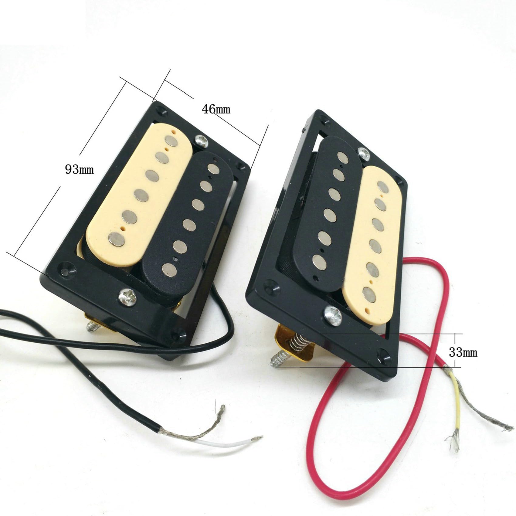 rieder 6-częściowy zestaw odbiorników do gitary elektrycznej, 50/52, oparta na zeumie, podwójna cewka, odbiornik do gitary elektrycznej