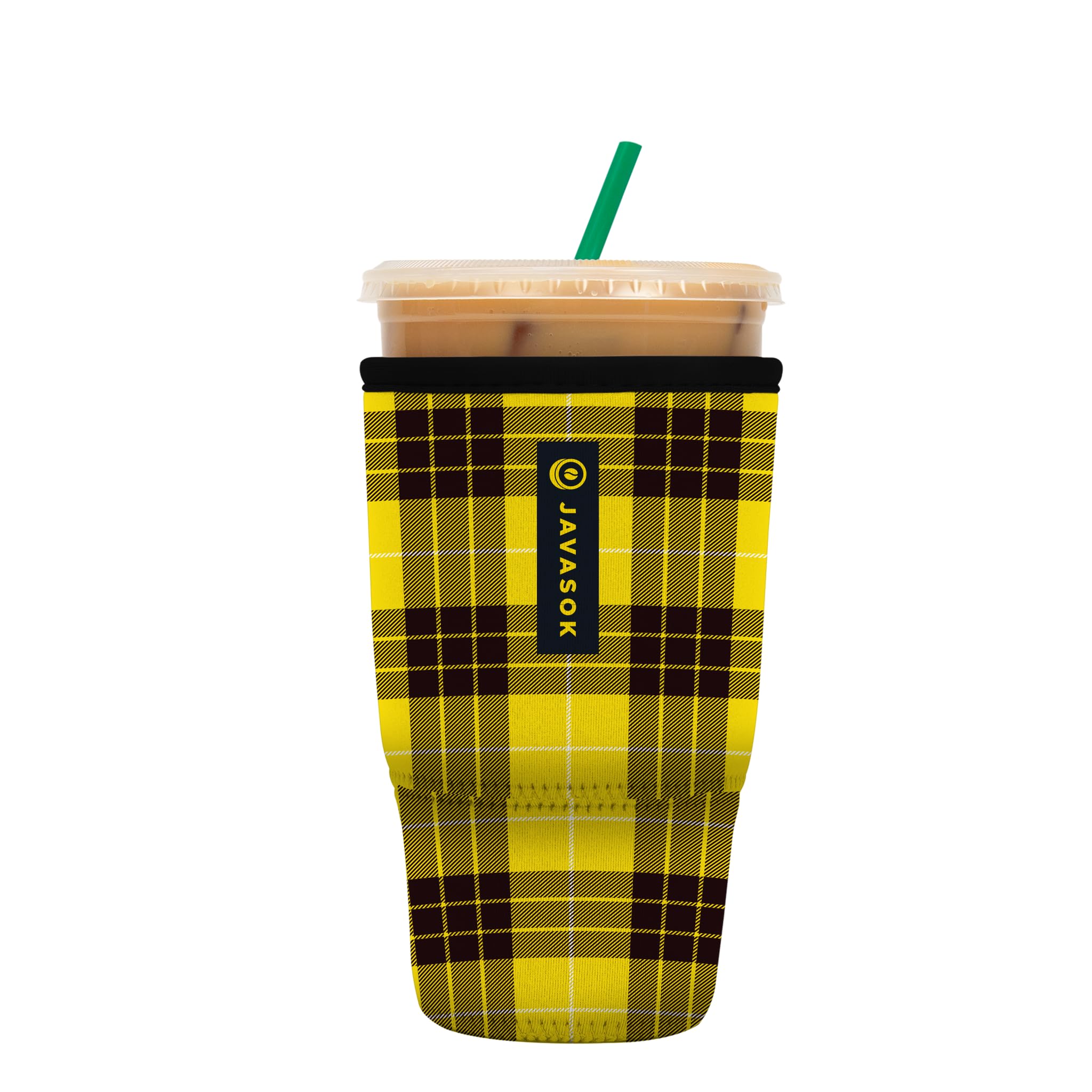 Sok It JavaSok Iced Coffee &amp; Cold Soda Insulated Neoprene Cup Sleeve (Clueless, Large: 30-32oz)