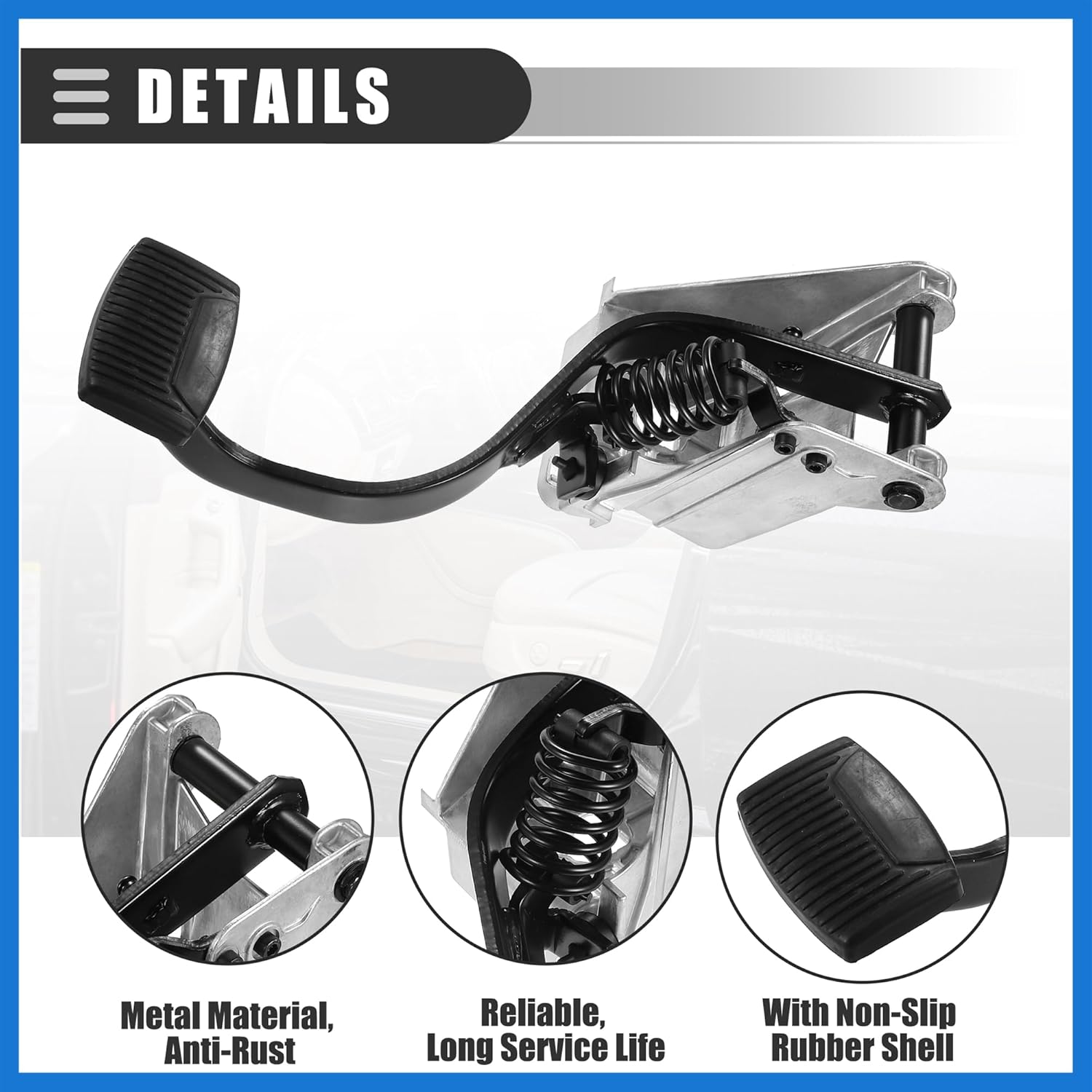 Diesel Clutch Pedal Assembly, for Ford F250 F350 F450 F550 Super Duty 7.3L 1999 2000 2001 2002 2003, YC3Z-7B633-BA, Clutch Foot Pedals with Bracket, Metal, Auto Accessories