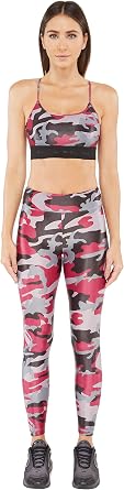 Koral Activewear Womens Sweeper Versatility Bra Large, Camo Desejo