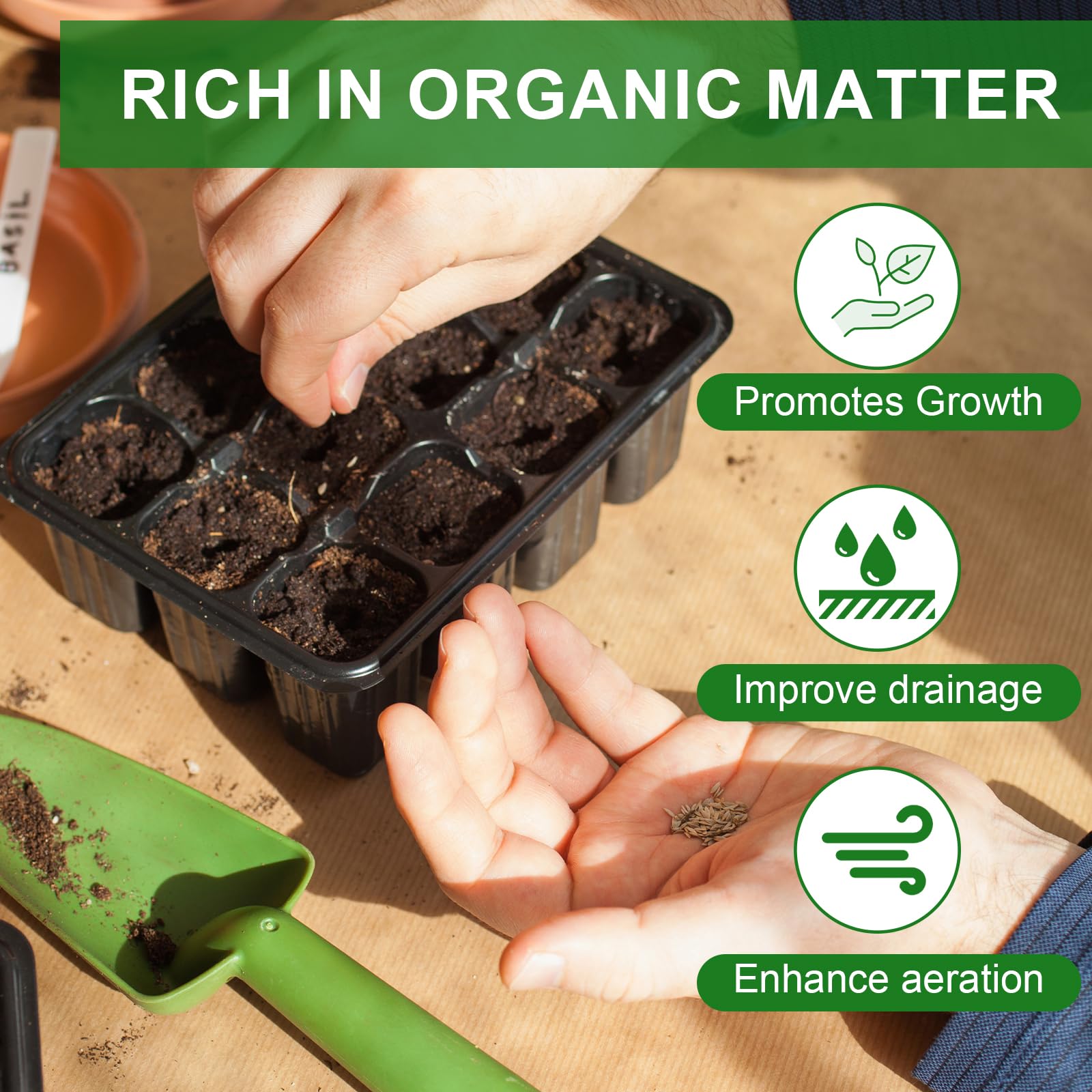 GOTVUGE Seed Starter Potting Soil Mix - Image 4