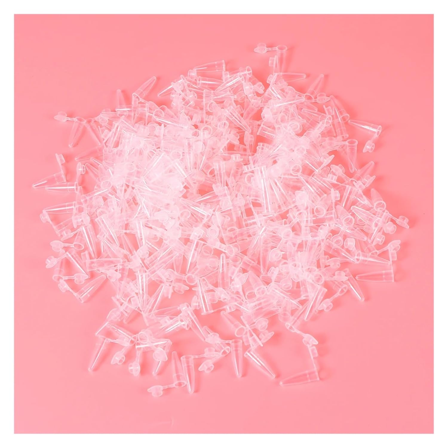 Plastic Centrifuge Tube 1000Pcs 0.2ml Centrifuge Tubes Transparent Polypropylene Lab Containers for Liquid Sample Handling Sentrifuge Tube