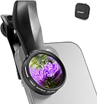 NEEWER Basics 15x Macro Phone Lens Kit with 37mm Lens Clamp, HD Camera Accessories Compatible with iPhone Samsung Android Smartphone, LS-69
