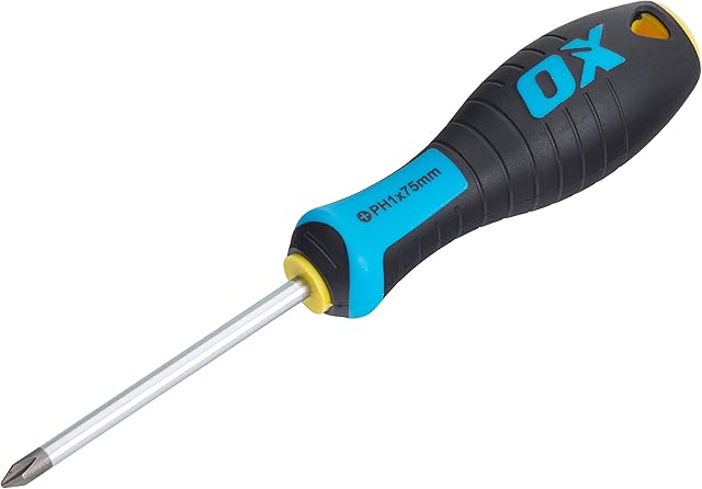 OX Pro Phillips Screwdriver PH1 x 75mm