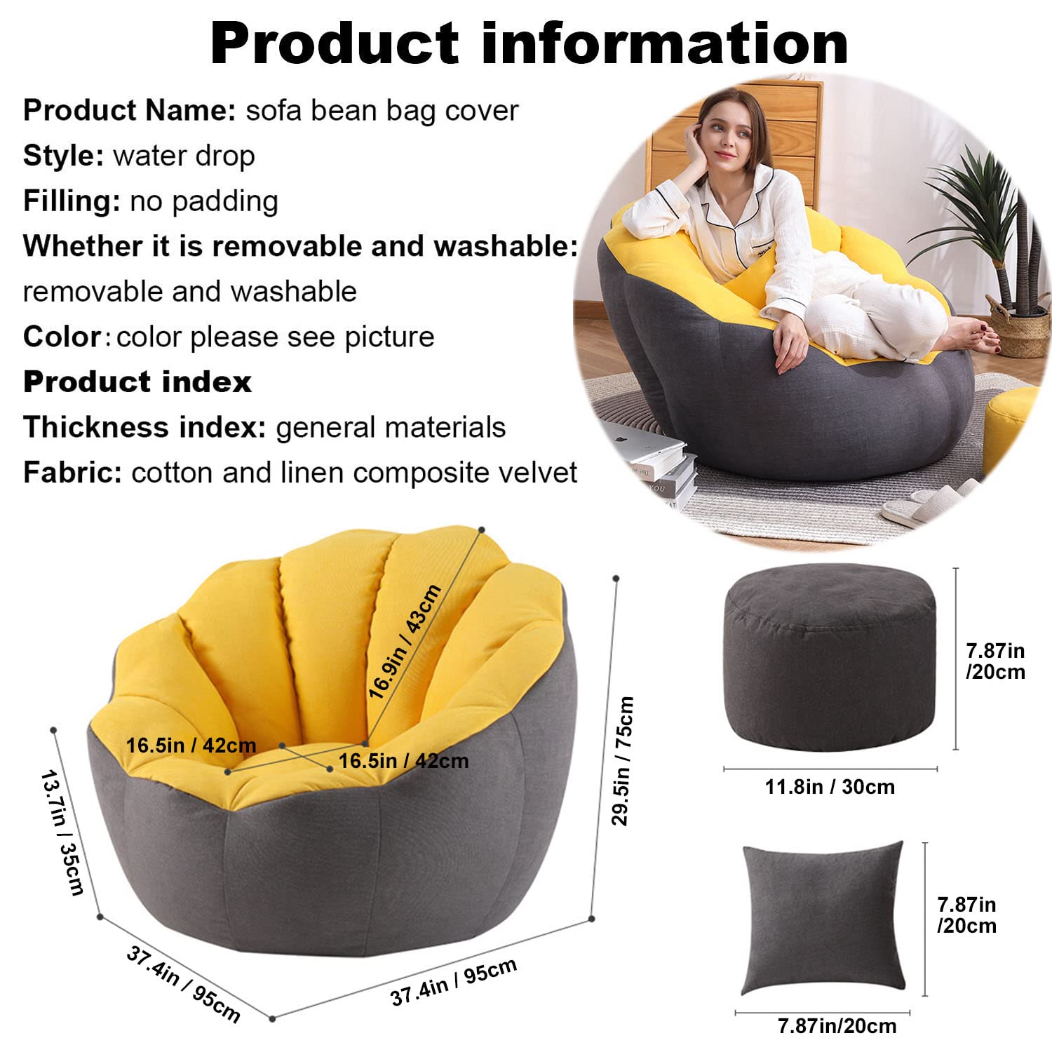 Amazon.co.jp: PHASFBJ 豪華なアニマルストレージレイジーソファチェア