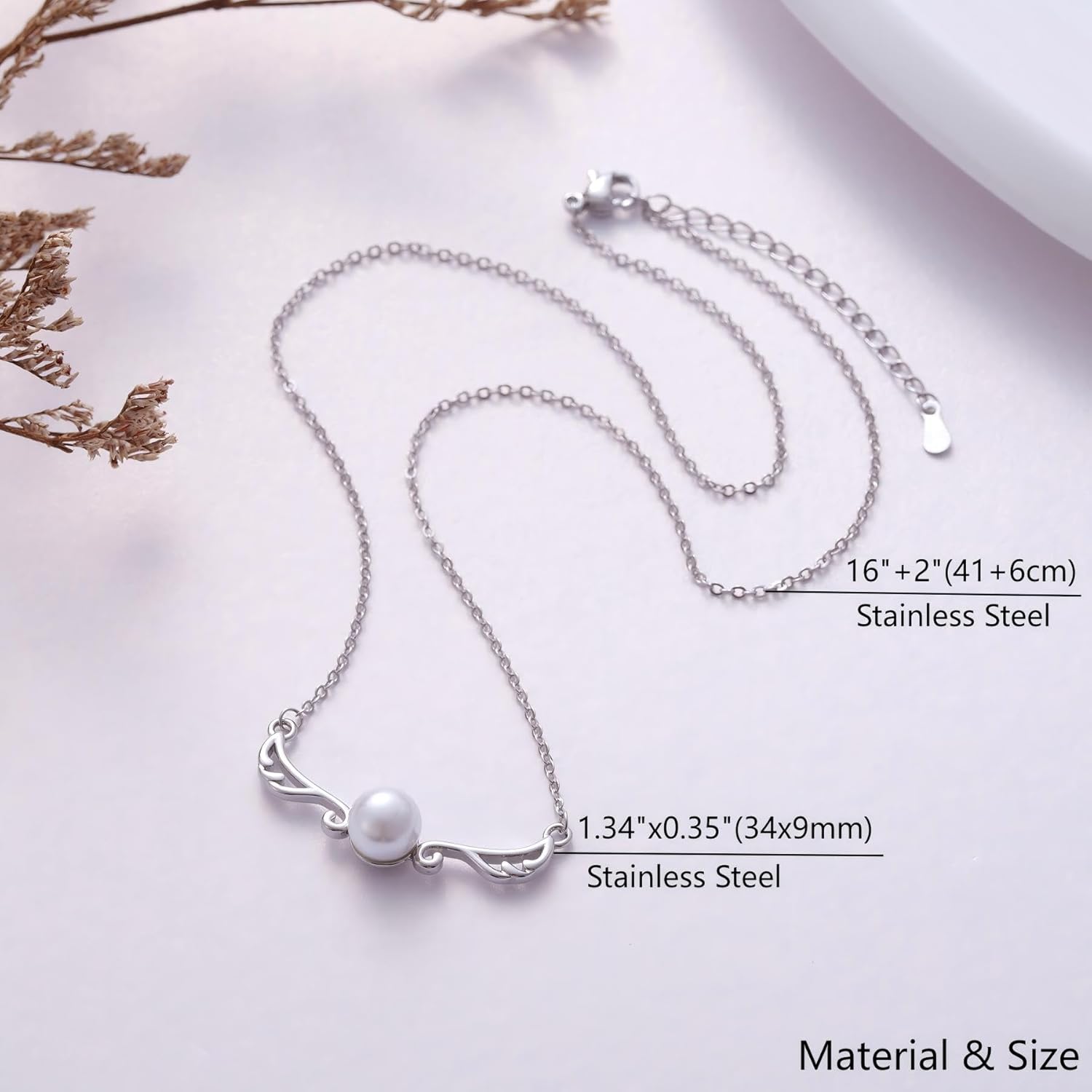 Ralukiia Mom Remembrance Necklace, Mom Memorial Gift, Loss of Mother Gift, Grief Gifts, Sympathy Gifts, In Memory of Mother Jewelry for Daughter, Bereavement Keepsake Condolence - Image 5