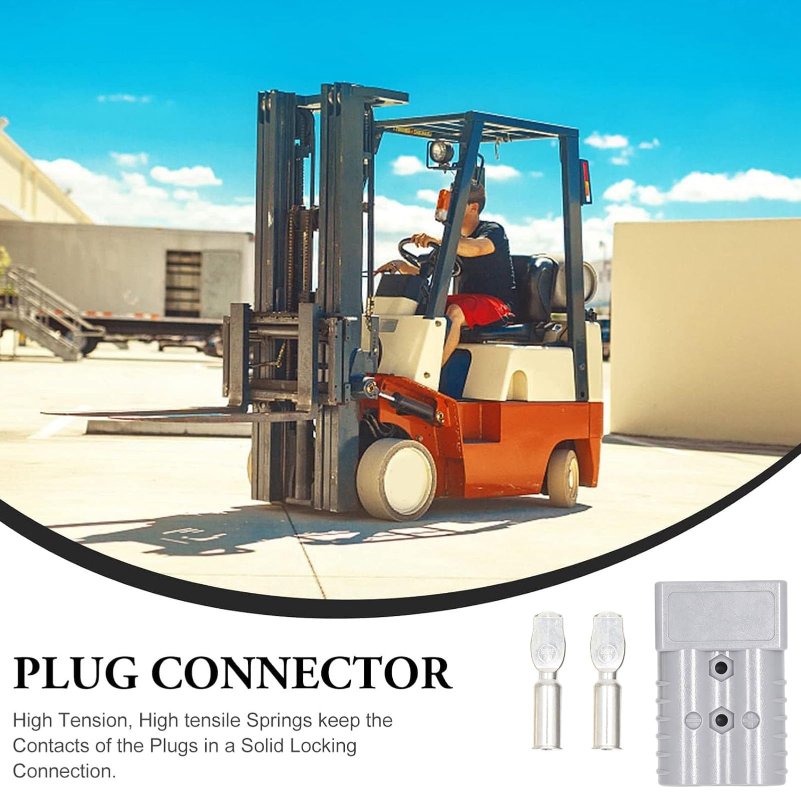 350A 600V Anderson Connectors, Connettore Rapido Della Batteria Del Carrello Elevatore Elettrico 350A Connettore di Disconnessione Della Carica Della Batteria, per Verricello Elettrico E Rimorchio