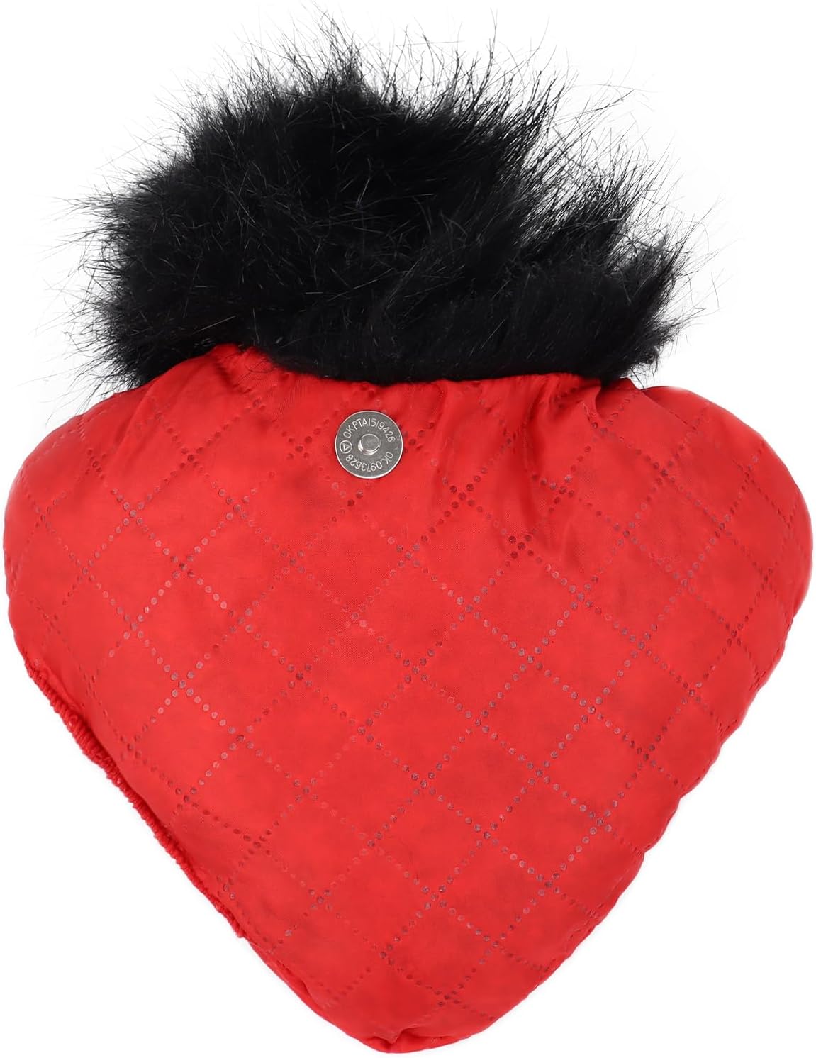Faux Fur Heart Shaped Small Shoulder Bag Fashion Dating Handbag