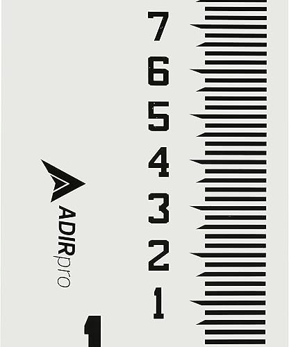 Vista 12 de AdirPro Medidor de flujo de 4 pulgadas de ancho, medidor de profundidad de agua de fibra de vidrio resistente, medidores de flujo