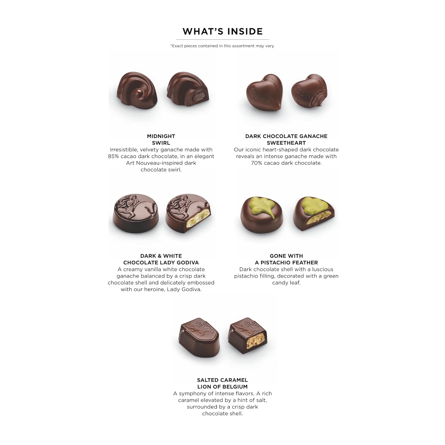 Godiva Gold Dark Chocolate Gift Box, Belgian Dark Chocolates with Pralinés, Ganaches & Caramels, Gourmet Gift for Birthdays, Holidays, Kosher, 15 Pc