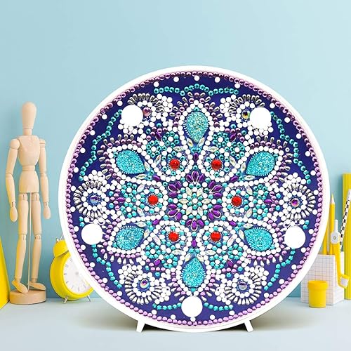 Miniatura 4 de Luces nocturnas LED con pintura de diamante, kit completo de dibujo de cristal, lámpara de noche, manualidades, decoración del hogar, luces o