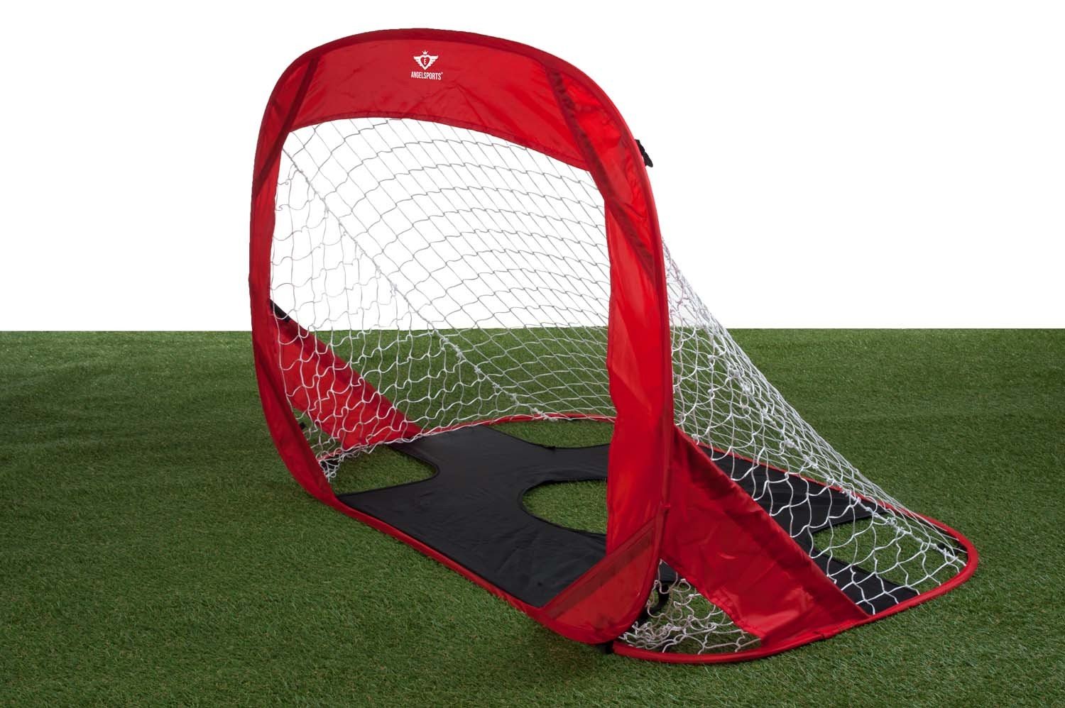 Engelhart - 725015 bramka do piłki nożnej Pop Up z tarczą, 120 x 81 x 73 cm