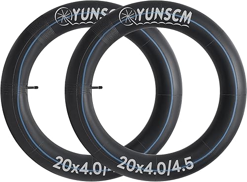 Miniatura 4 de 2 tubos de grasa de 20 pulgadas de 20 x 4.04.5 AV3mm válvula Schrader compatible con tubos de neumáticos gruesos de 20 x 4.0 20 x 4.3 20 x 4.4 20 x