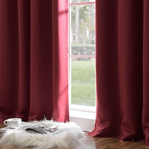 Miniatura 4 de Cortina térmica aislante con ojales de níquel y acero inoxidable, color liso