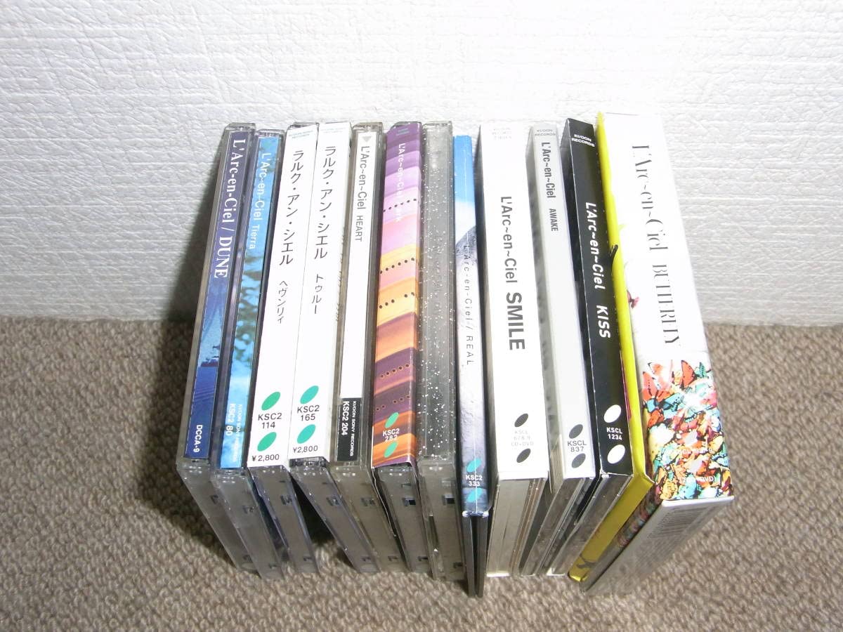 Amazon.co.jp: L'Arc～en～Ciel○全オリジナルアルバム12枚
