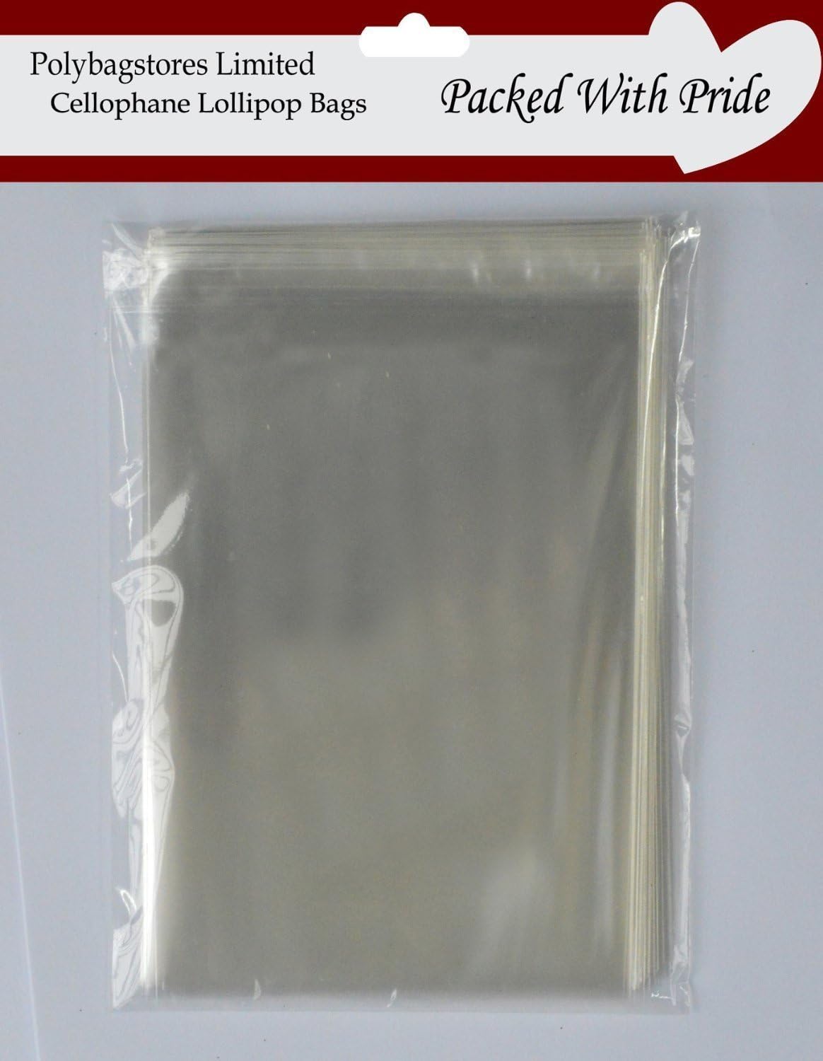 3 x 100x Clear Cellophane Bags - 4" x 6"