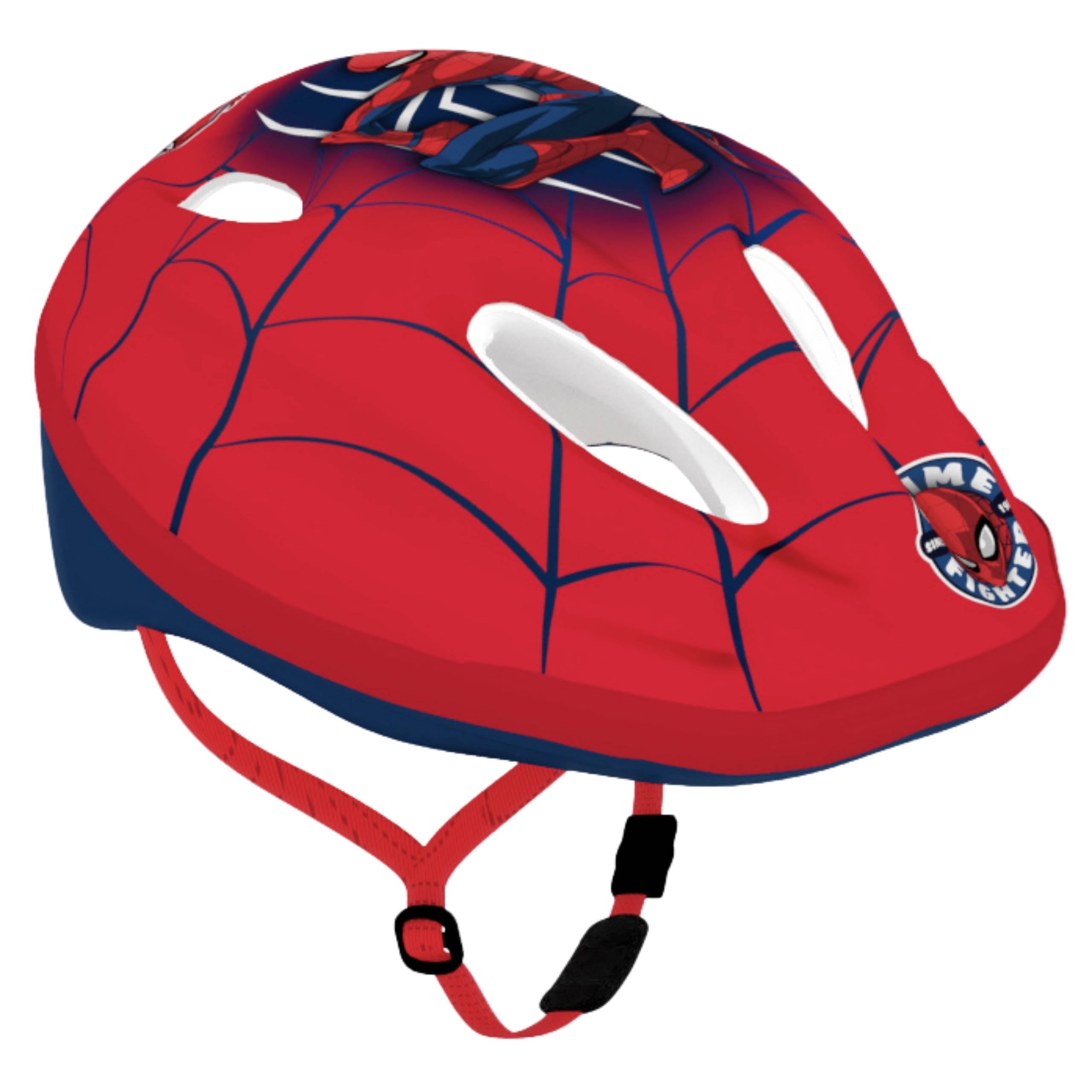 Boys' bicycle helmet SAFE and LIGHTWEIGHT, ADJUSTABLE 52-56 cm, SPORTY Children's helmet, ventilated, HEAD PROTECTION (MARVEL Spider-Man)
