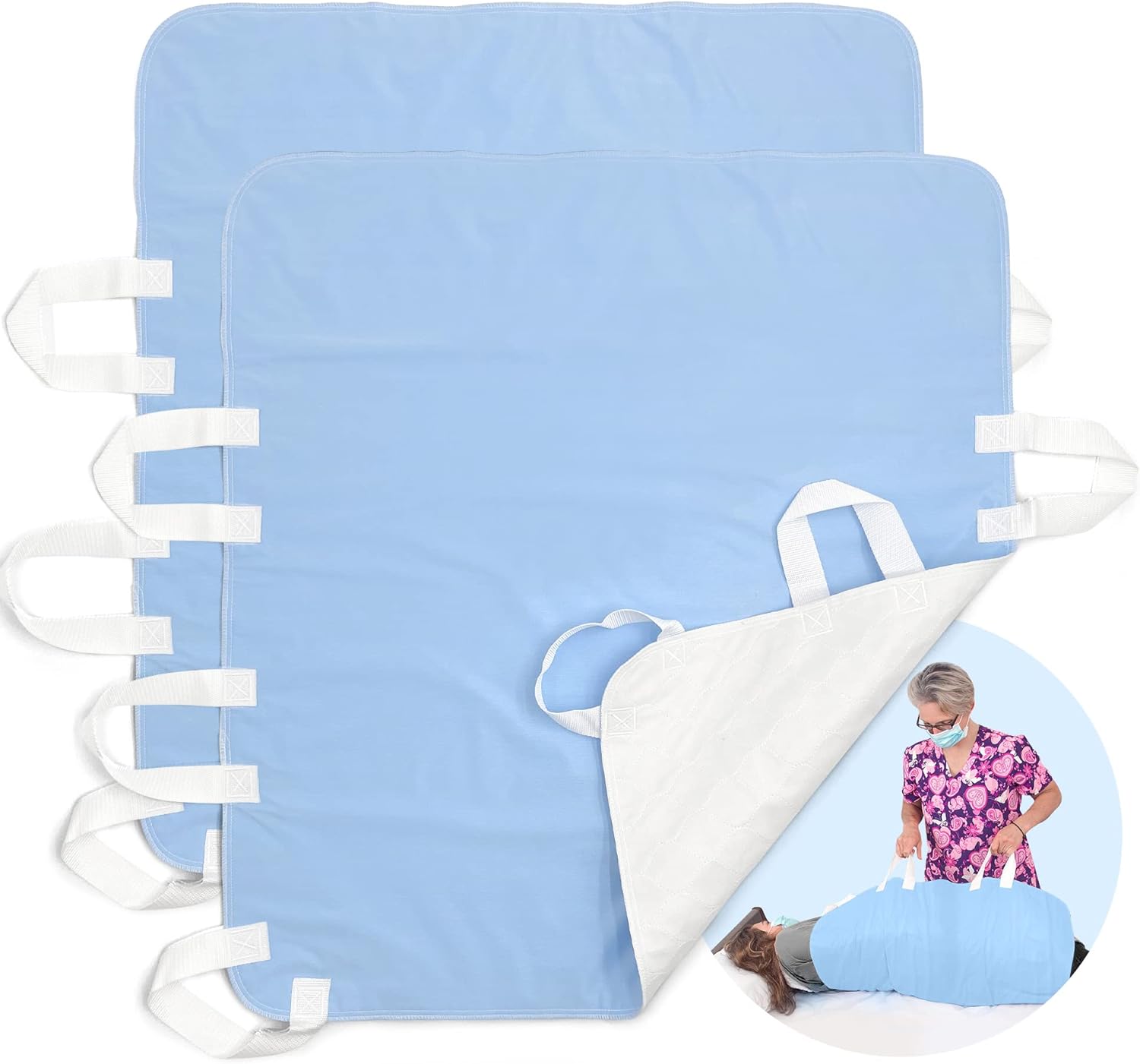 Atcha Ba Positioning Bed Pad with Handles, Incontinence