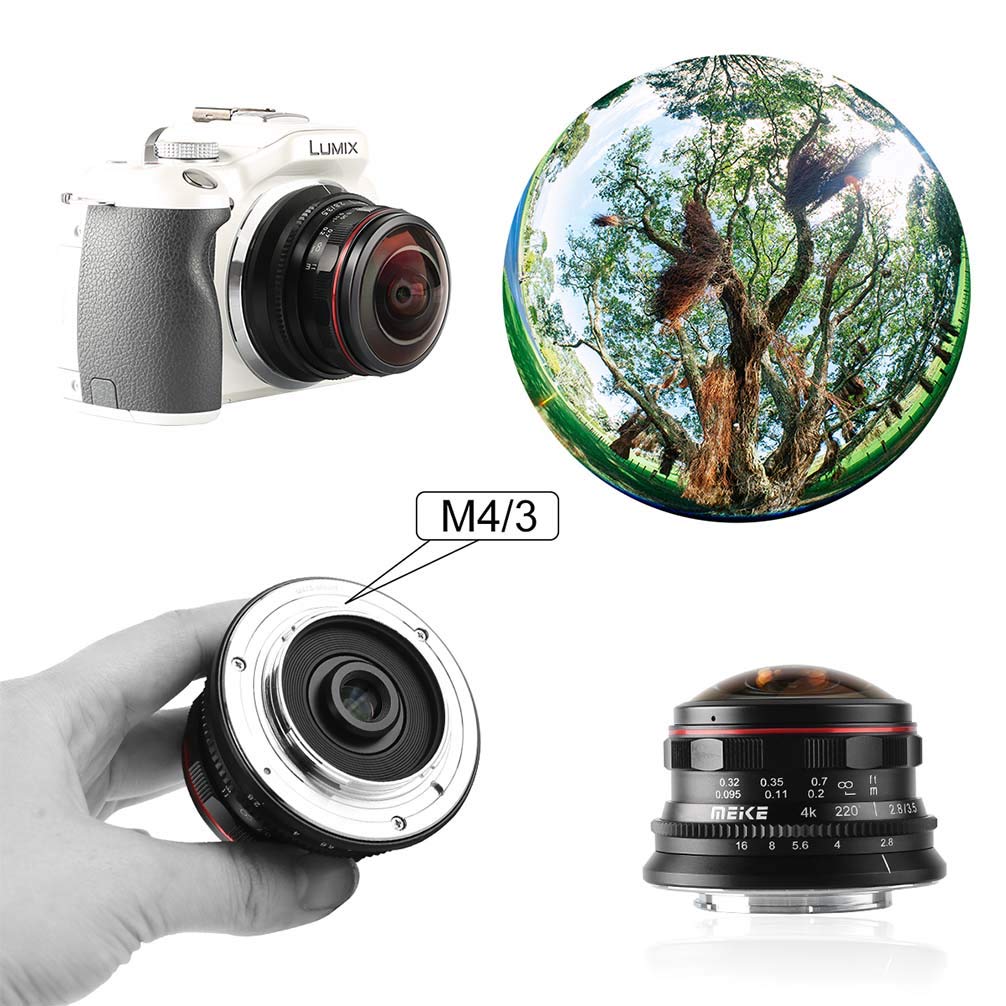 meike 魚眼レンズ マイクロフォーサーズ Amazon | Meike MK611F35 M4/3 [Meike 6-11mm/F3.5 フィッシュ