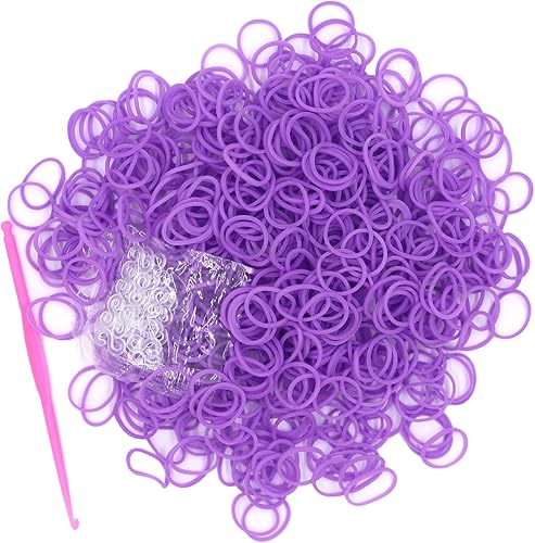 Vista 13 de Kit de 3000 bandas de goma de telar con 75 clips, 5 ganchos, kit de fabricación de pulseras de primera calidad para niños, tejer, regalo