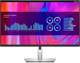 Dell P3223DE USB-C 31.5 Inch QHD (2560x1440) Monitor, 60Hz, IPS, 5ms, 99% sRGB, USB-C, 2x DisplayPort, HDMI, 4x USB, 3 Year Warranty, Black