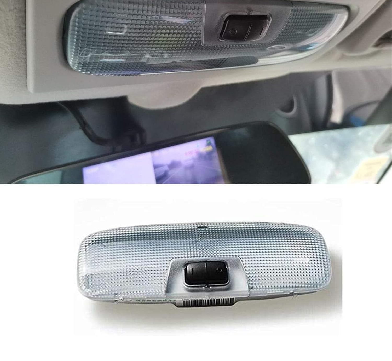 Car Reading Lamp Sunroof Switch for Ford Focus Fiesta 2005-2014,Car Interior Overhead Console Dome Light Reading Lamp