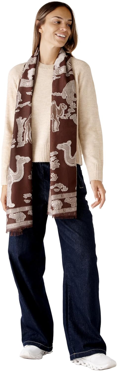 Scarf for Women Spanish Design Elegant Long Shawl Scarves for Summer Fall - Image 5