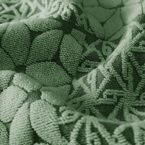 Miniatura 7 de vctops Fundas de sofá reclinable con patrón geométrico a cuadros, funda elástica y suave para sofá, protector de muebles antideslizante con parte