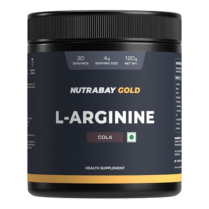 Nutrabay Gold L-Arginine Supplement Powder (Cola Fla