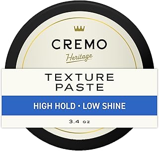 Cremo Hair - Premium Barber Grade Pomade, High Hold & Shine, Hair Styling, 4 Oz
