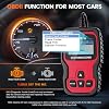 Ancel OBD2 diagnostic device engine control light readout error check EPB ABS SRS OBD.