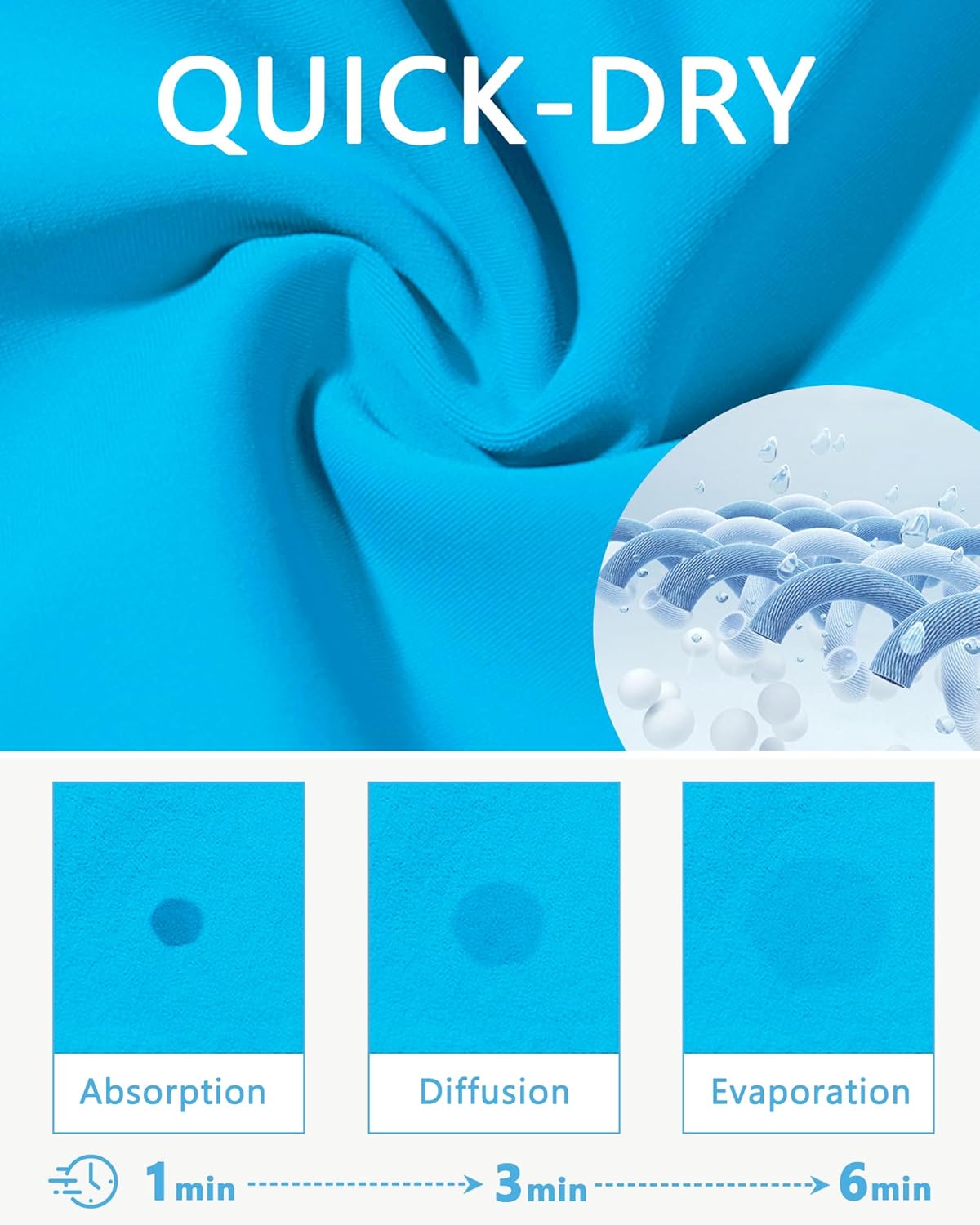 Womens' 5" Swim Shorts Tummy Control Quick Dry Swimsuit Bottom High Waist Loose Fitting with Zipper Pocket Liner UPF50+ - Image 4