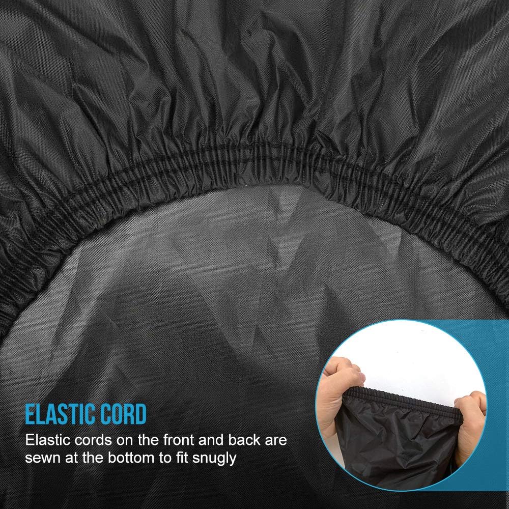 ATV Cover, Waterproof for Polaris Sportsman Yamaha Grizzly Honda FourTrax Kawasaki KFX Wheel Car with Air Vents Reflective Strips and Buckle Straps Length up to 83 inches