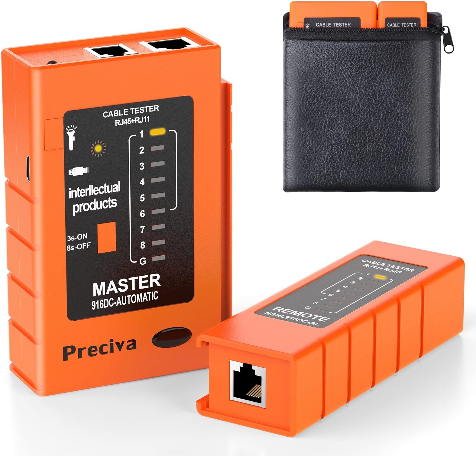 Reelva Network Tool Kit LAN RJ11 RJ45 Cat5e TV Cable Tester