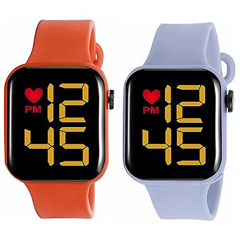 Stysol Kids Digital Watch Band for Boys & Girls Led Watches Combo Pack 2