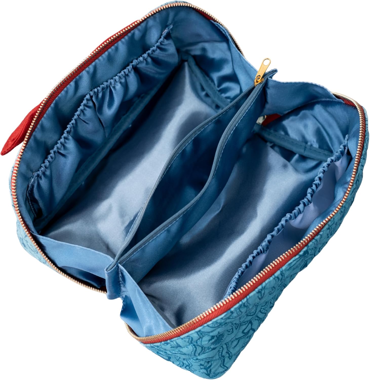 ban.do ゲッタウェイ キルト洗面用品バッグ リボンハンドルとサテンのインテリア(花とリボン)