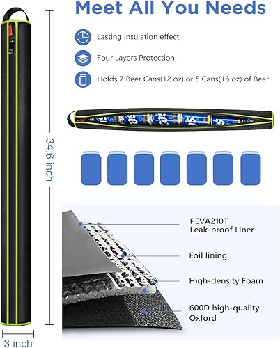 Miniatura 3 de Funda de cerveza para bolsa de golf, enfriador de bolsas de golf mejorado 2022, accesorios de golf para hombre