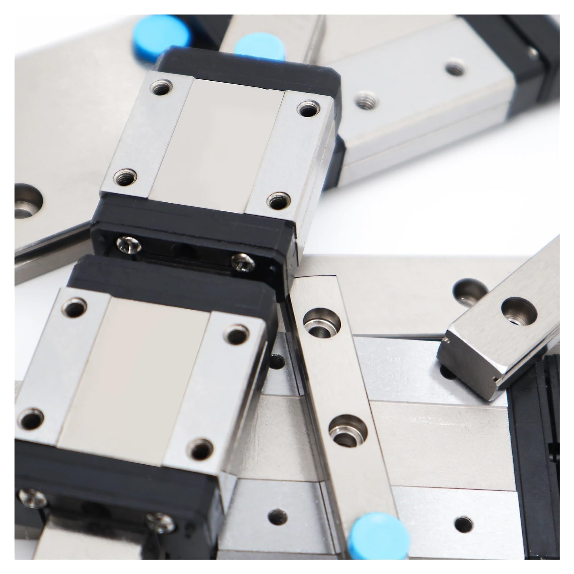 Doppelte Blöcke Miniatur-Linearführungsschiene MGN7 MGN9 MGN12 MGN15 Typ perfekt for CNC AE PLC 3D-Drucker Lasergravur(MGN12H,100mm)