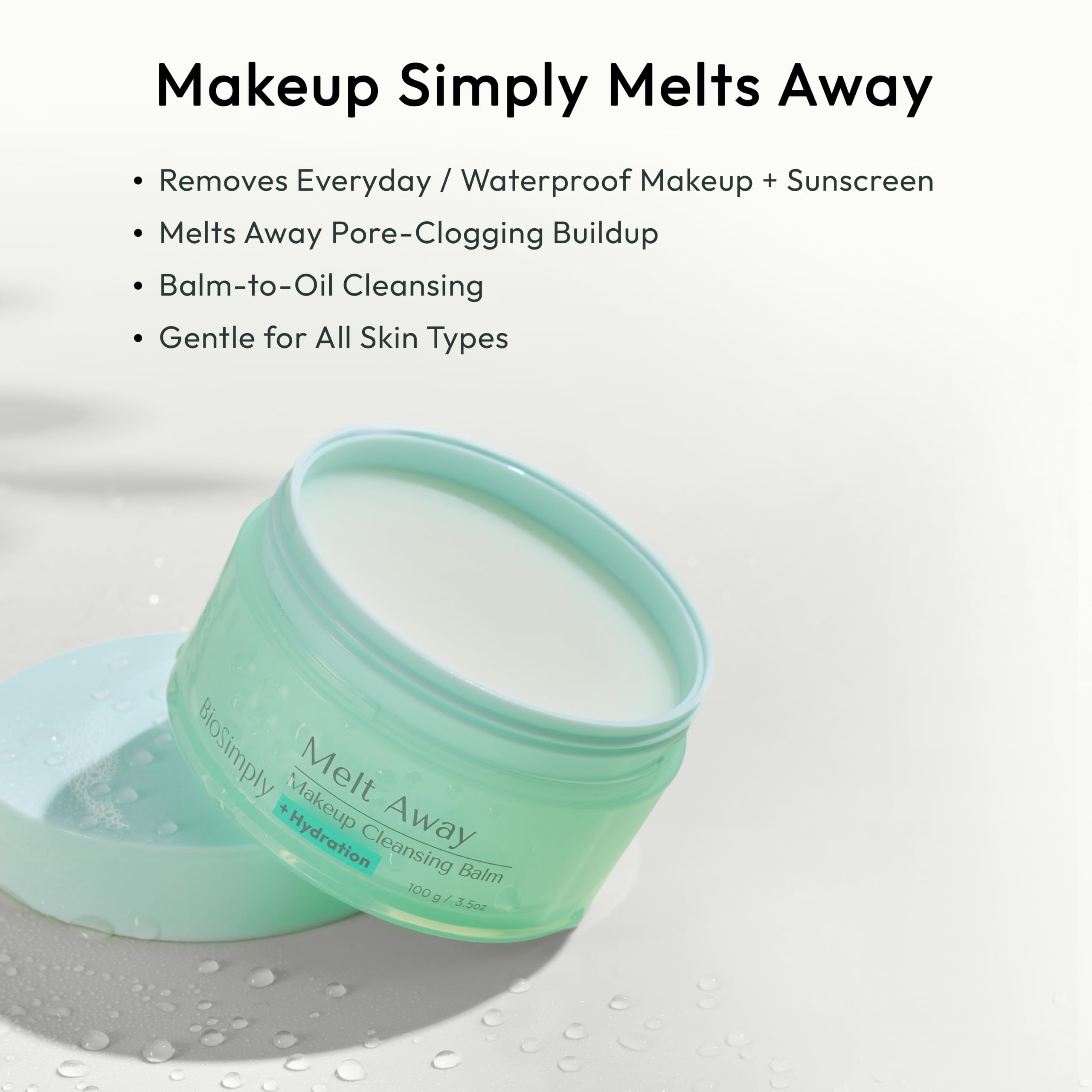 BioSimply Cleansing Balm - Melt Waterproof Makeup -2