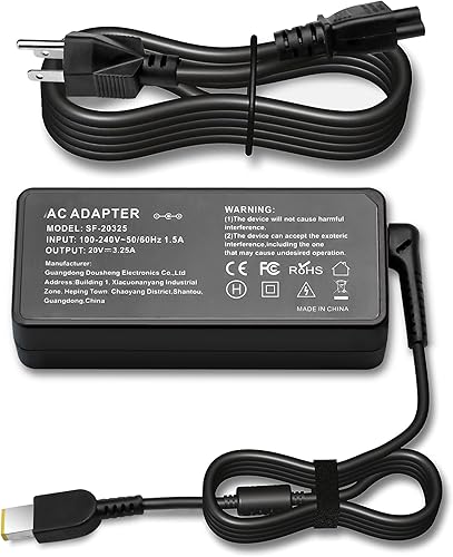 65W 45W para Lenovo Thinkpad Cargador T470 T440S T480 T490S E560 L470 L440 Yoga C740 Cable adaptador de corriente compatible con Lenovo Ideapad