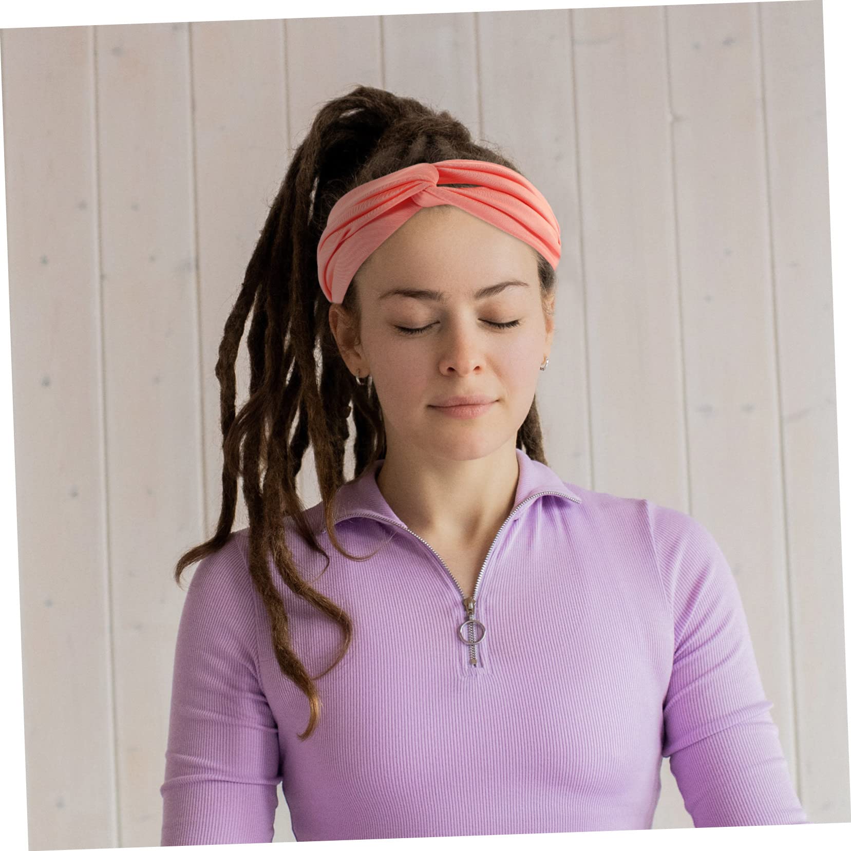 Sosoport 4pezzi Fascia Assorbente Per Sudore Per Sport e Allenamento Cerchietto Professionale Per Yoga Design Pratico e Versatile