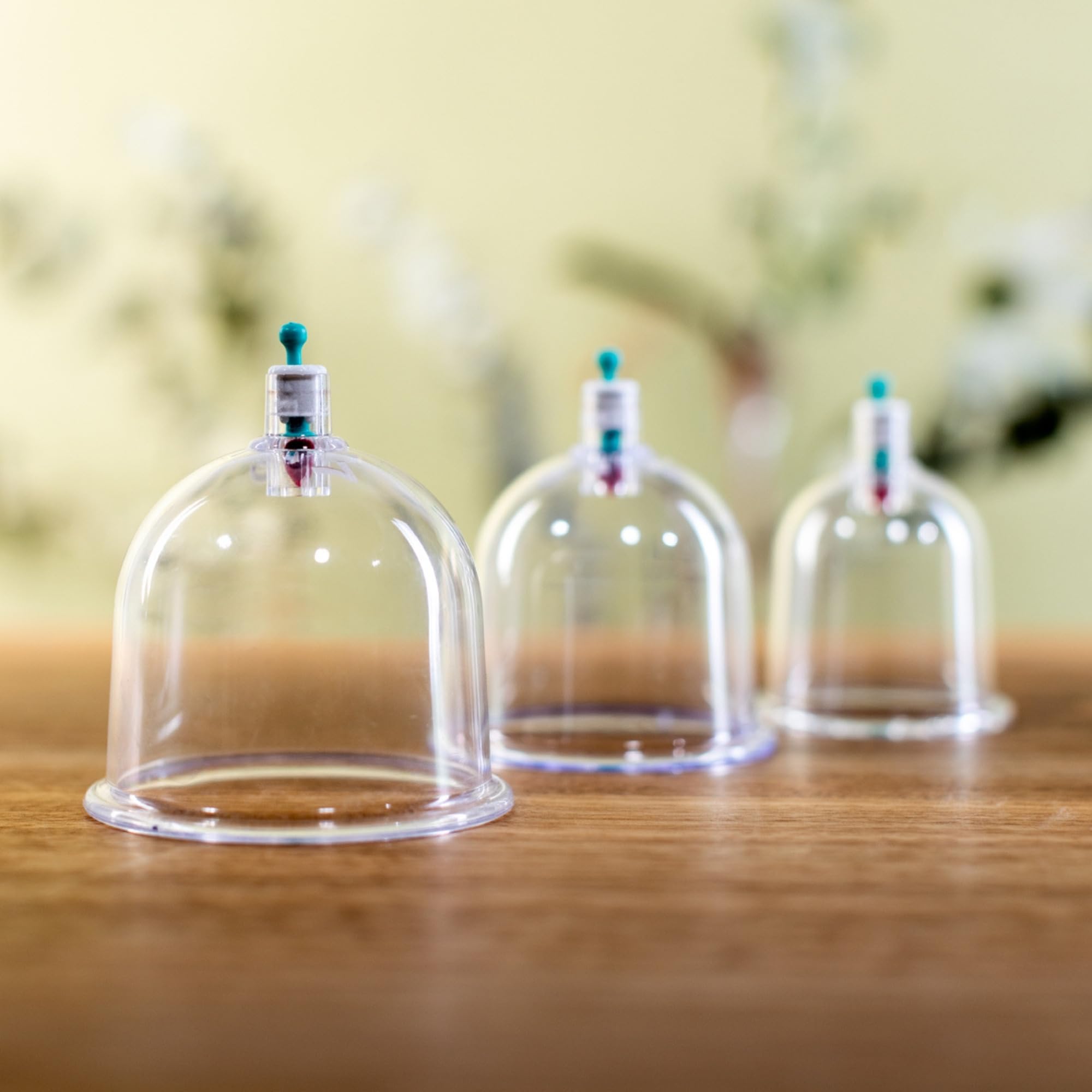 Schröpfgläser 100 Stück – Hijama Cups für Vakuum Massage, Schröpfen & Therapie – Kunststoff Schröpfbecher, Stark & Langlebig (5cm)