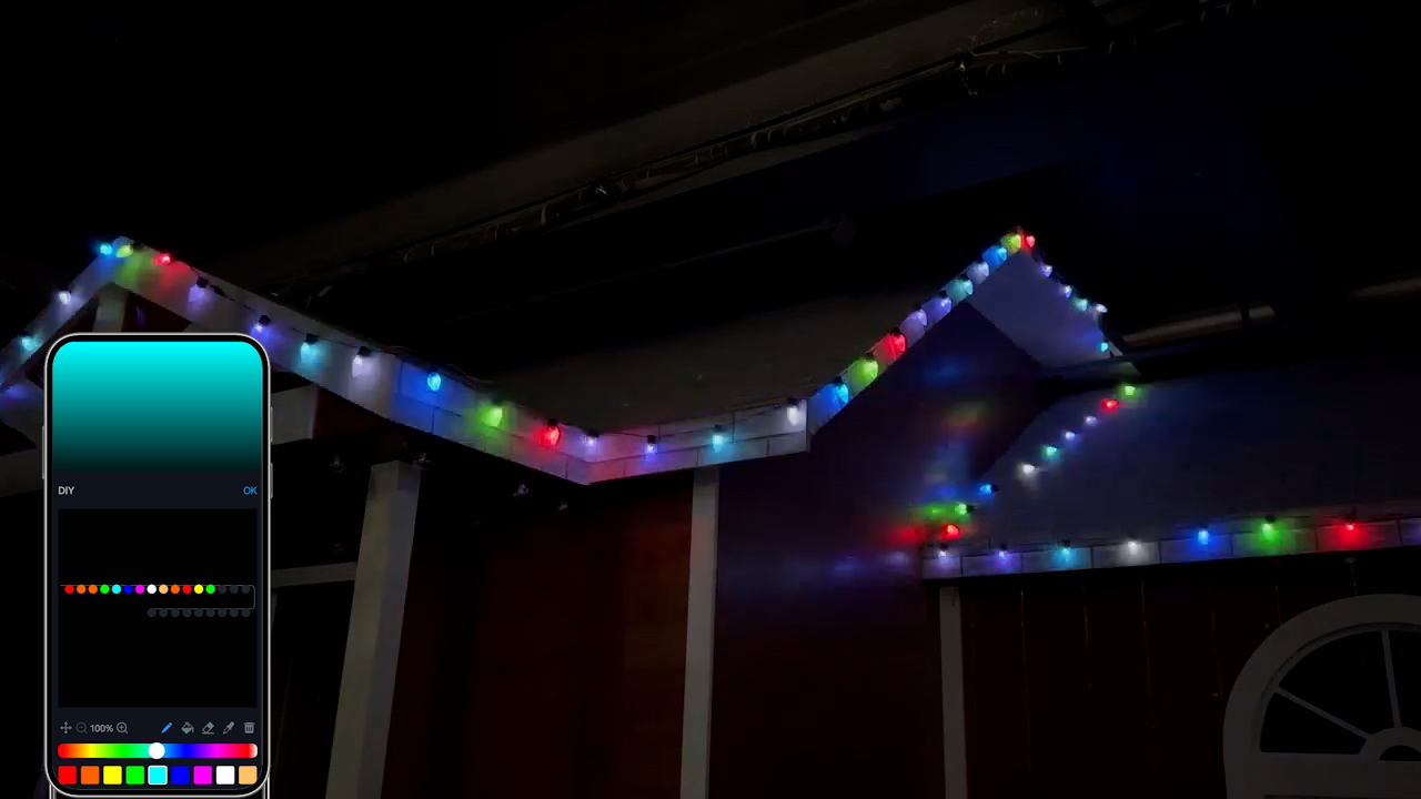 Amazon.com: Smart C9 Christmas Outdoor Lights, 66FT 100 LEDs