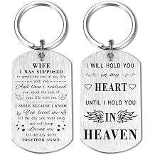 TANWIH Memorial Gifts for Loss of Husband Loss of Wife Sympathy Gifts Bereavement Keychain