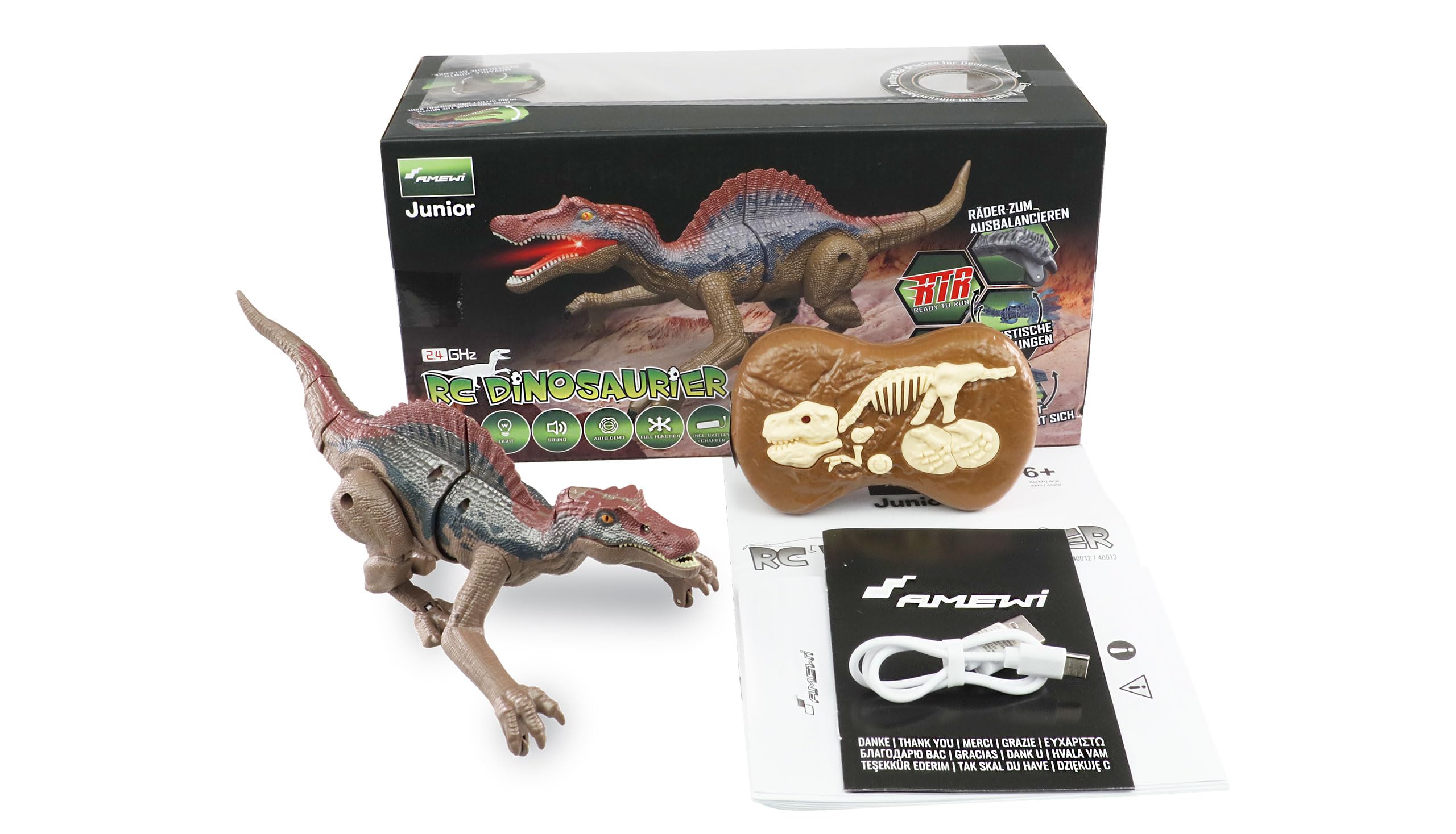 Amewi Spinozaur RC dinozaur 21 cm RTR
