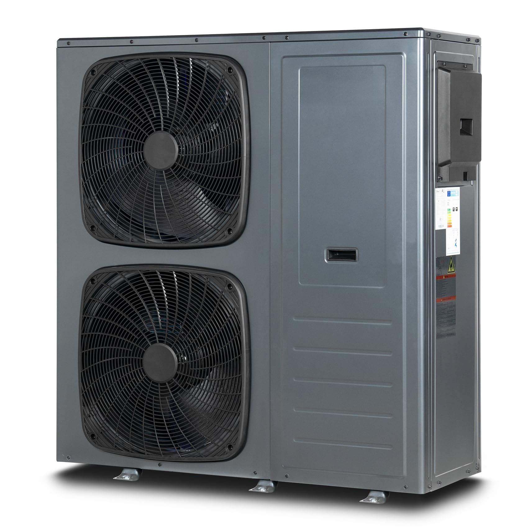 Smad Pompa di Calore 16kW, R290 A+++, COP 5.11, Acqua Calda, Raffreddamento, Riscaldamento, Monoblocco, Sistemi Wifi, Antigelo, Modalità Silenziosa, Riscaldamento Elettrico