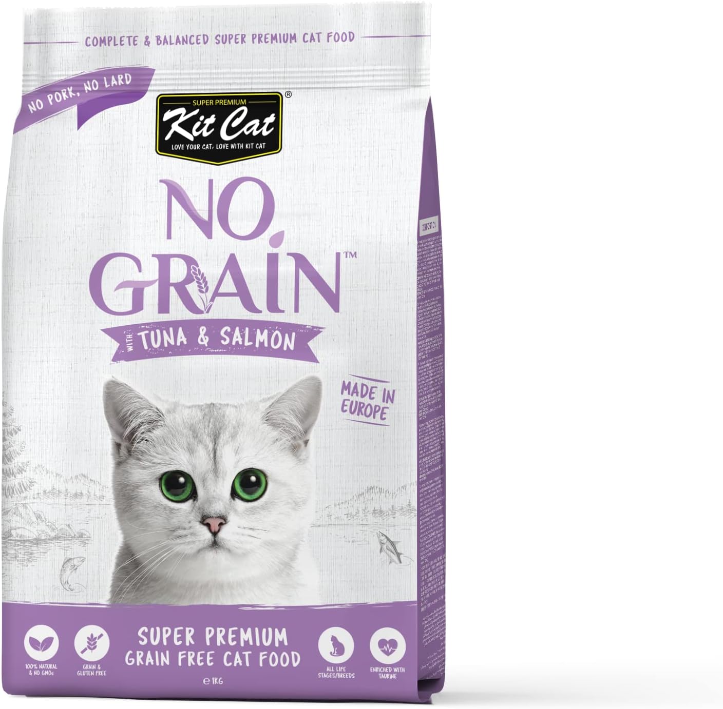 Kit Cat No Grain Super Premium Food with Tuna & Salmon 1kg
